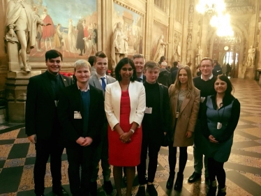 Young Conservatives visit to Parliament 
